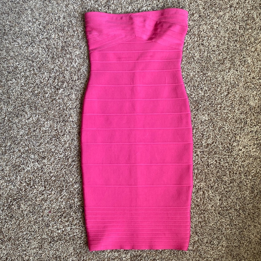 Bandage Dress | Hot Pink | XS